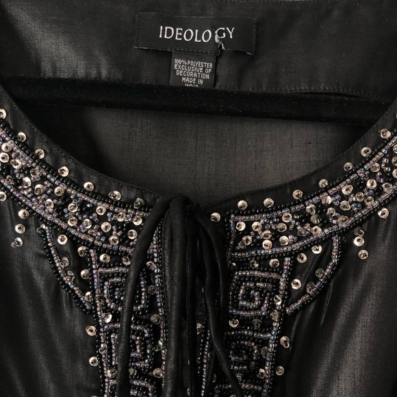 Ideology black sleeveless Top/Blouse size 4 - Picture 3 of 7